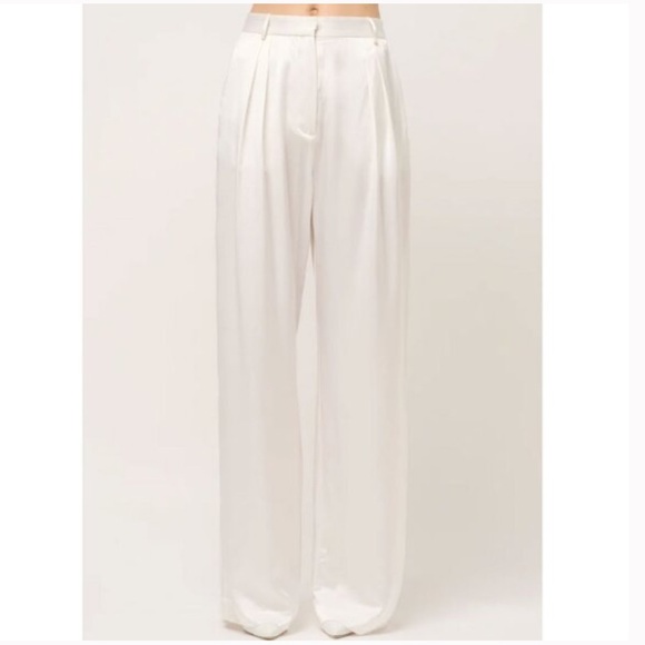 NWT Michael Lo Sordo Relaxed Silk Boy Pant - Picture 8 of 8
